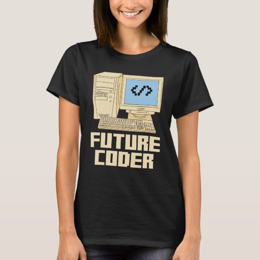 Computer Programming Programmer Student Future Cod Tシャツ (正面)