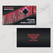 Computer Repair Business Card Template 名刺 (正面/裏面)