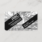 Computer Repair / Circuit Board Business Card 名刺 (正面)