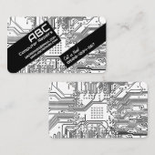 Computer Repair / Circuit Board Business Card 名刺 (正面/裏面)