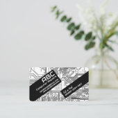 Computer Repair / Circuit Board Business Card 名刺 (スタンド正面)