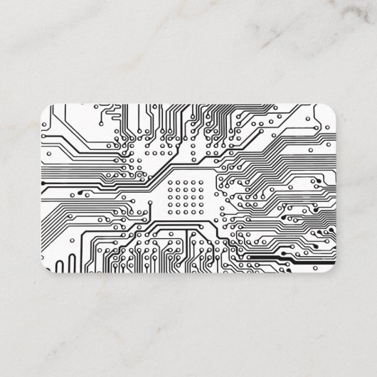 Computer Repair / Circuit Board Business Card 名刺 (裏面)