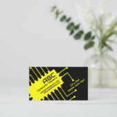 Computer Repair / Electrician Business Card 名刺 (スタンド正面)
