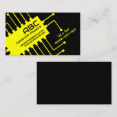Computer Repair / Electrician Business Card 名刺 (正面/裏面)