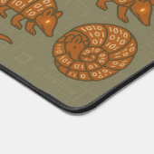 Computer Science Data Structures Armadillo デスクマット (コーナー)