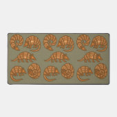 Computer Science Data Structures Armadillo デスクマット (正面)