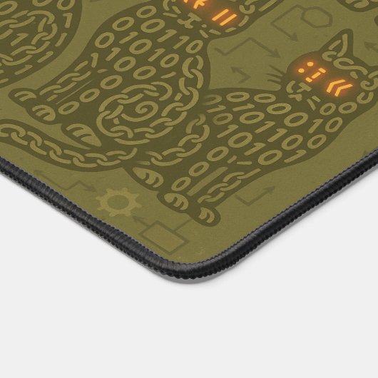 Computer Science Feline Logic Operators  デスクマット (コーナー)