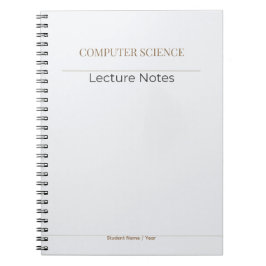 Computer Science Notebook – Minimal Academic Editi ノートブック