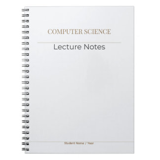 Computer Science Notebook – Minimal Academic Editi ノートブック