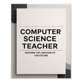 Computer Science Teacher フォトプリント