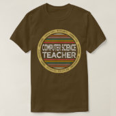 Computer Science Teacher Shirt Funny Profession Bi Tシャツ (デザイン正面)