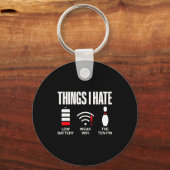 Computer Science Things I Hate Low Battery Weak Sc キーホルダー (正面)