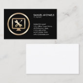 Computer Tools Icon PC Repair Business Card 名刺 (正面/裏面)