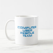 Computer User Rescue Team コーヒーマグカップ (左)