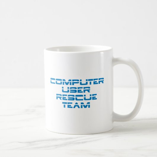 Computer User Rescue Team コーヒーマグカップ (右)