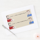 Computering.ioロゴスタンプ 長方形シール (封筒)