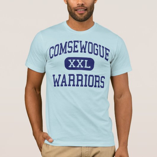 Comsewogue -戦士-港のジェファーソンの場所 tシャツ (正面)