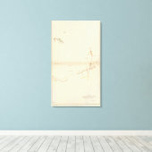 Comstock鉱山マップ番号I キャンバスプリント (インサイチュ (ウッドフロア))