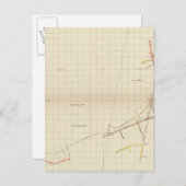 Comstock鉱山マップ番号I ポストカード (正面/裏面)