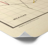 Comstock鉱山マップ番号II ポスター (角)