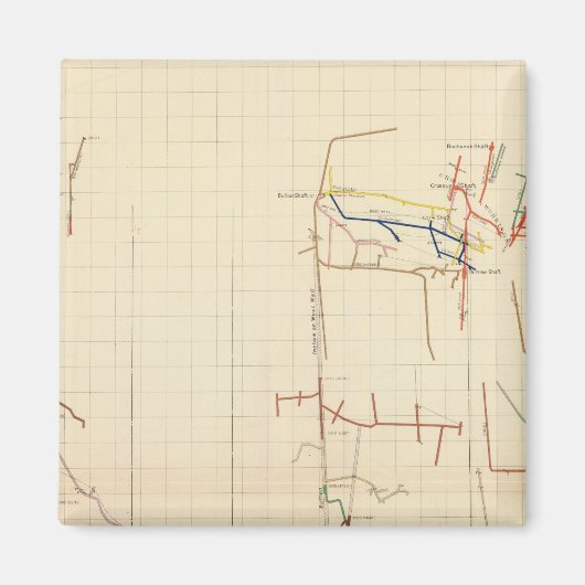 Comstock鉱山マップ番号V マグネット (正面)