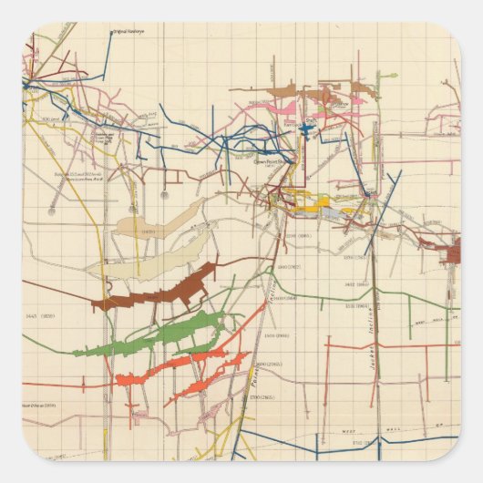 Comstock鉱山マップ番号VI スクエアシール (正面)
