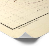 Comstock鉱山マップ番号VI ポスター (角)