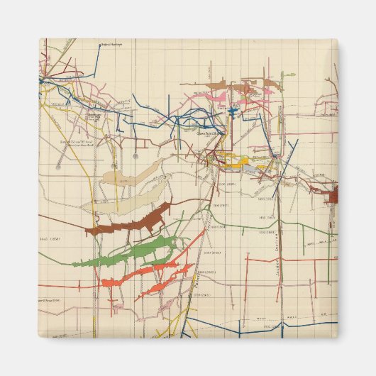 Comstock鉱山マップ番号VI マグネット (正面)