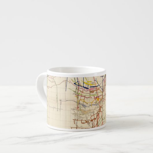 Comstock鉱山地図第IV エスプレッソカップ (正面左)