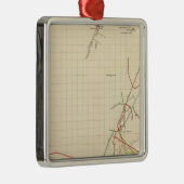 Comstock鉱山地図第VII メタルオーナメント (右)