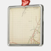 Comstock鉱山地図第VII メタルオーナメント (左)