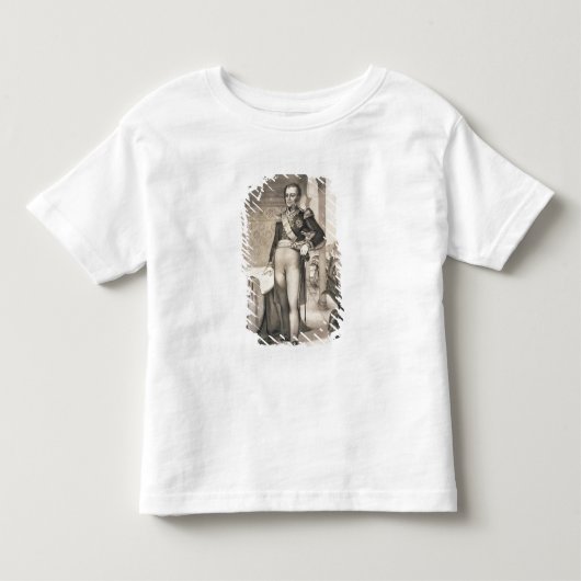 Comte de Bourmont (1773-1846年)のポートレート、Com トドラーTシャツ (正面)
