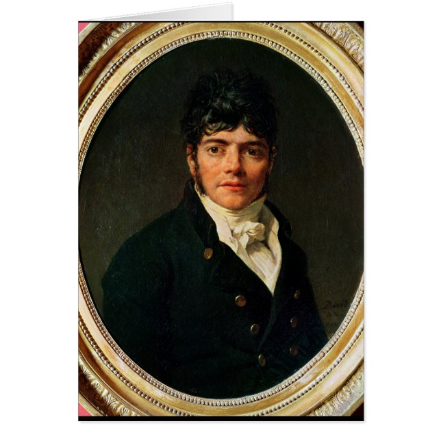 Comte Esteve 1804年の円形浮彫りのポートレート (正面)
