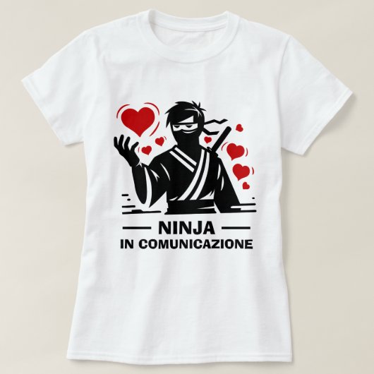 comunicazione Tシャツの忍者 Tシャツ (デザイン正面)