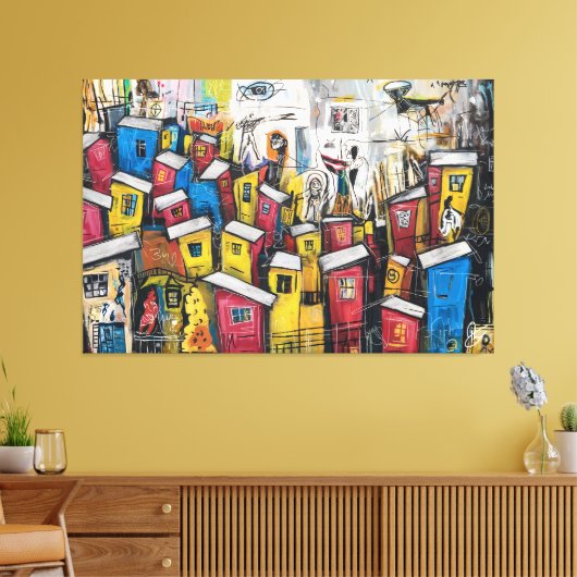 Comunidades Urbanas キャンバスプリント (インサイチュ (リビング))