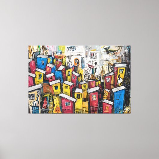 Comunidades Urbanas キャンバスプリント (正面)