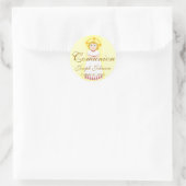 "Comunion"ステッカーカスタマイズ- ラウンドシール (バッグ)