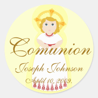 "Comunion"ステッカーカスタマイズ- ラウンドシール
