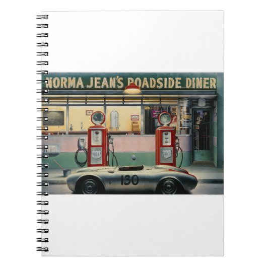 CON03-V2運命のハイウェーのカレンダーGirl.tif ノートブック (正面)