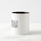 CON18BWRDマリリンのトリオの赤い唇青いEyes.tif ツートーンマグカップ (中央)