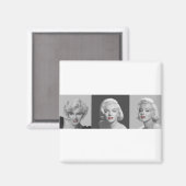 CON18BWRDマリリントリオレッドリップブルーアイズ.tif マグネット (正面/裏面)