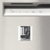 CON19BWD1羽の鳥.tif マグネット (インサイチュ (食洗機))