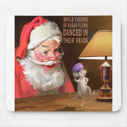 CON32サンタ2の砂糖Plums.tif マウスパッド (正面)