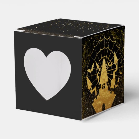 con corazón para Halloween フェイバーボックス (正面サイド)