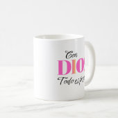 Con Dios Todo es Posible - Mateo 19:26 Christian A コーヒーマグカップ (正面右)