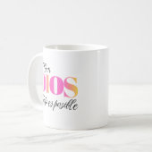 Con Dios Todo es Posible - Mateo 19:26 Christian A コーヒーマグカップ (正面左)