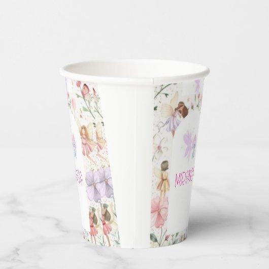con diseño de hadas personalizado 紙コップ (右)
