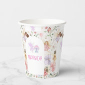 con diseño de hadas personalizado 紙コップ (正面)
