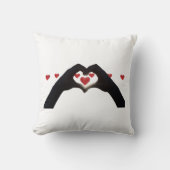 “Con el corazón en la mano” クッション (正面)