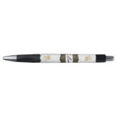  con flores doradas  personalizada ボールペン (正面)